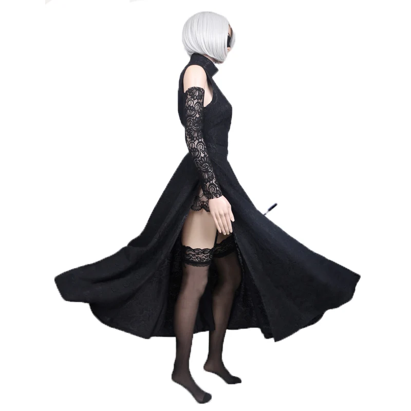 Костюм для косплея NieR Automata 2b DLC новая версия YoRHa № 2 тип B 2B костюм чонсам|cosplay