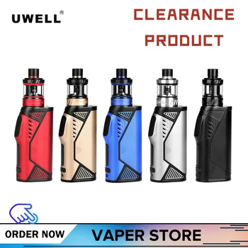 

Original Uwell Hypercar Kit With 80W Hypercar Mod No 18650 Battery 1.8ohm NiChrome Coil 2ML Whirl Tank Electronic Cigarette