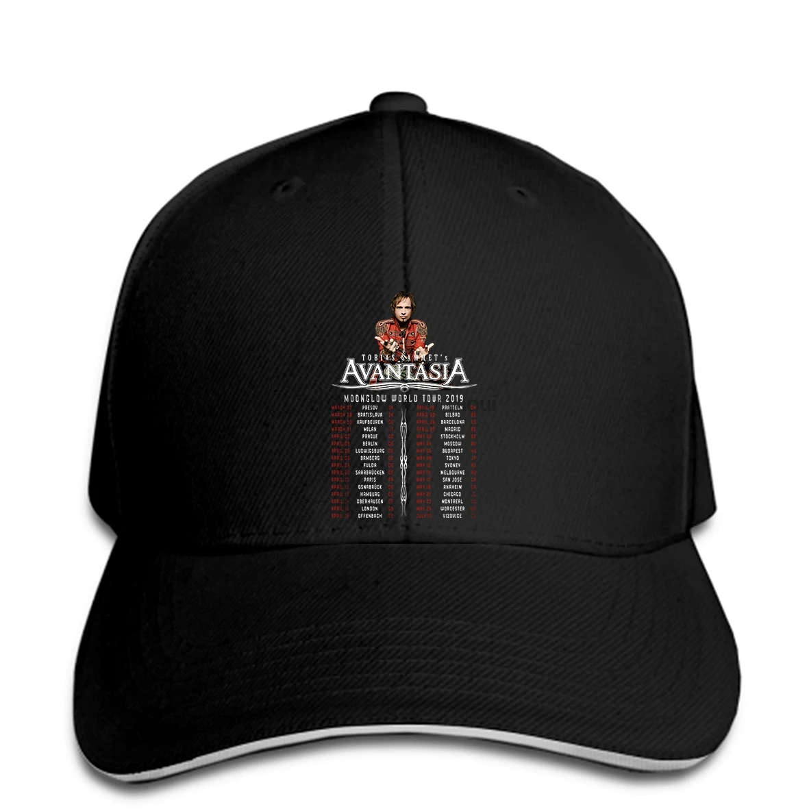 

Baseball cap Tobias-Sammets-Avantasia-Moonglow-World-Tour-2019 Baseball caps M-