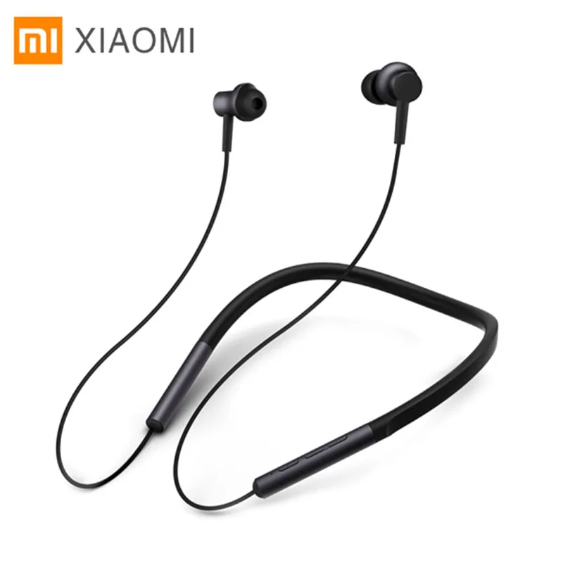 Goede Xiaomi Bluetooth Nekband Koptelefoon Ketting Sport Draadloze Oordopjes Bass Apt X Hybrid Dual Mobiele Met Microfoon Voor Android IOS
