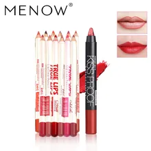 Menow бренд Make Up Set 12 видов цветов для губ и Лидер продаж поцелуй доказательство Губная помада Водонепроницаемый длительностью не цветущий Прямая поставка 5332