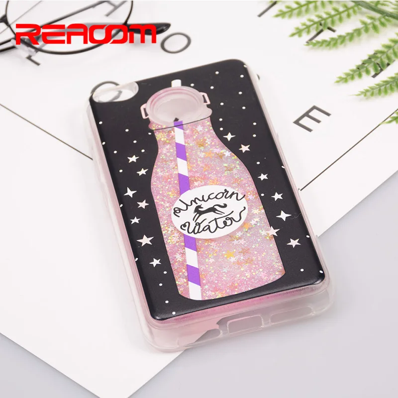 Чехол Reaoom для Xiaomi Redmi 4X с блестками динамическая жидкость красочная звезда