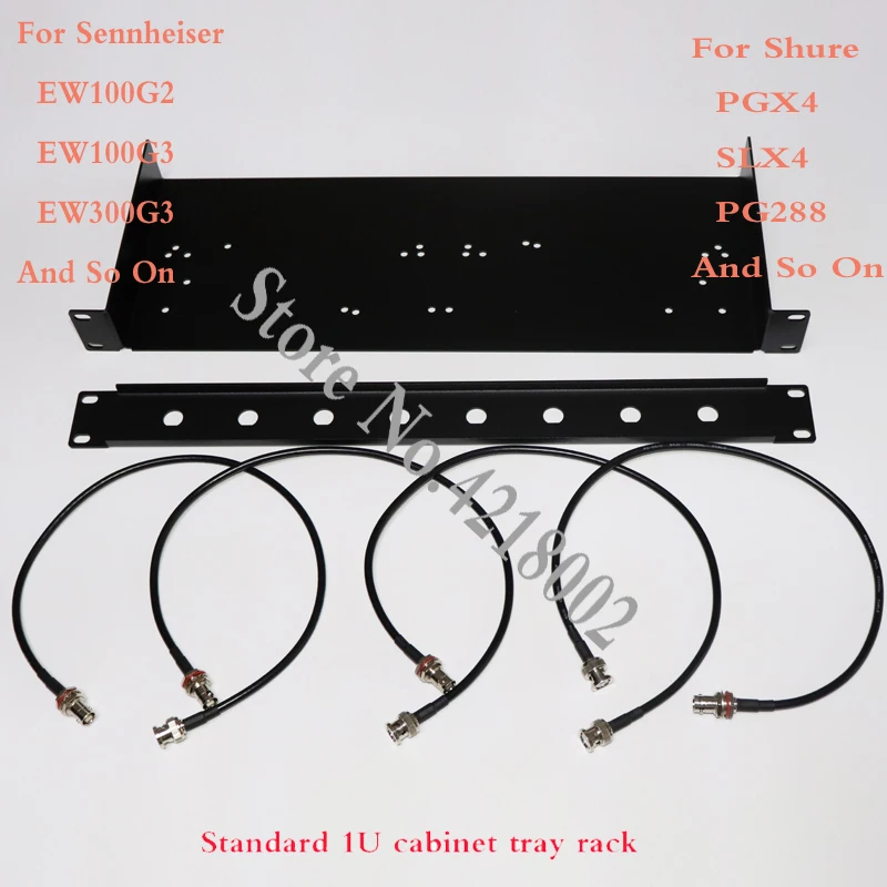 

Wireless Microphone Rack Mounting Bracket Rack Kits For Sennheiser G2 G3 Shure PG288 PGX4 SLX4 Wireless Microphone Receiver