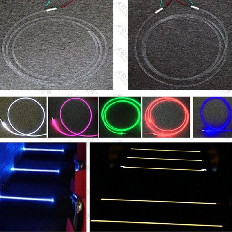 Мини волоконно-оптический 3 Вт Светодиодный светильник источник двигателя 12 В для украшения салона автомобиля светильник для Руслан улубаев X 5 шт