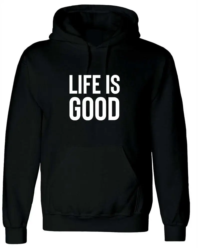 Skuggnas Новое поступление Life is good толстовка Jumper Новинка Tumblr подарок на день рождения