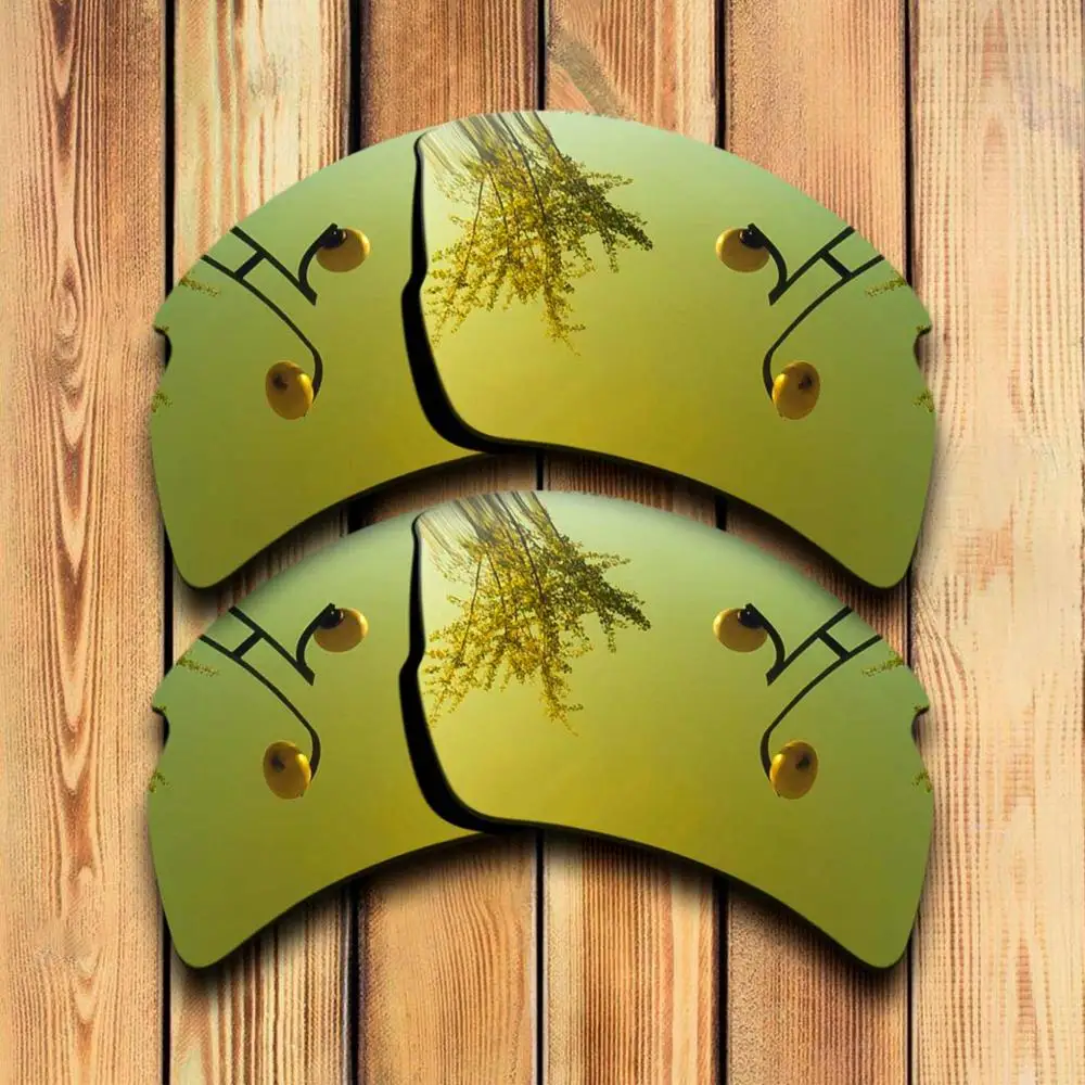 Yellow -Yellow Точно вырезать поляризованные Сменные линзы для Flak 2,0 XL Солнцезащитные очки Желтый зеркальное покрытие цвет-выбор - Цвет линз: Yellow -Yellow