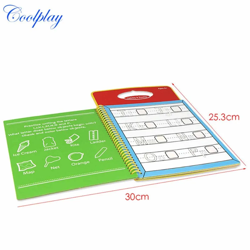 Funny Water Drawing Book Coloring Magic Pen Painting Board No Ink Book Doodle Children Kids Baby Education Learning Drawing Toys Funny Water Drawing Book Coloring Magic Pen Painting Board No Ink Book Doodle Children Kids Baby Education Learning Drawing Toys