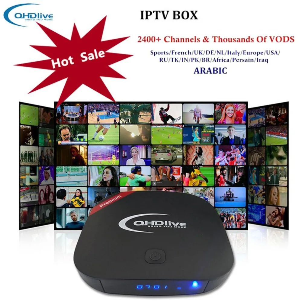 

Professional IPTV 2G+16G TV Box Intelligent Coding 2400+ Live Channels Network Android OS 6.0 Set Top TV Box with Remote Control