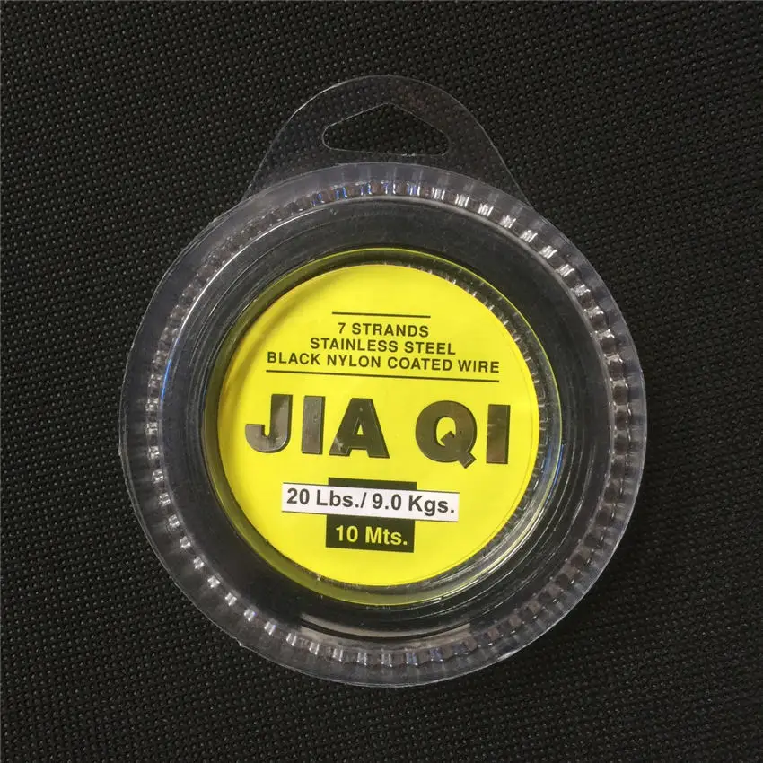 

HOT Sale!10m 10 Strands Stainless Steel Wire Fishing Line Lures Leader Trace Fishing Lines Free Shipping D40