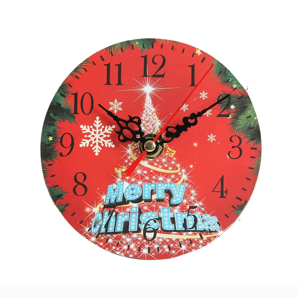 

wall clock quartz watch Silent Sweep Christmas Clock Bell Desk Creative Digital Clock reloj de pared living room decorative