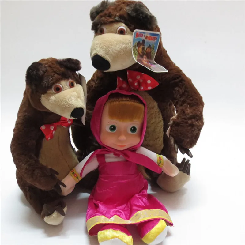 

Russian Language singing Bears Toy Girl Talking Russian Educational Dolls High Quality Stuffed Toys for kids children gifts