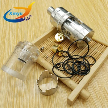 

Hurricane V2 RTA 316 Stainless Steel 4ml Atomizer e-cigarette Adjustable Airflow Hurricane RBA atomizer fit 510 vaporizer mod