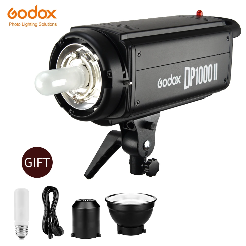 

Godox DP1000II 1000Ws GN92 Professional Studio Strobe with Built-in Godox 2.4G Wireless X System Offers profession Shooting