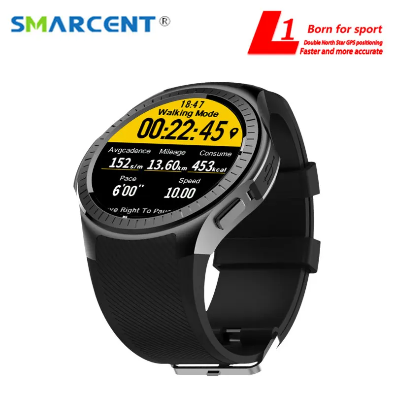 

2018 GPS Bluetooth Smart Watch Heart Rate Blood Pressure Elevation Monitor MTK2503 2G Smartwatch Support SIM TF Card with Camera