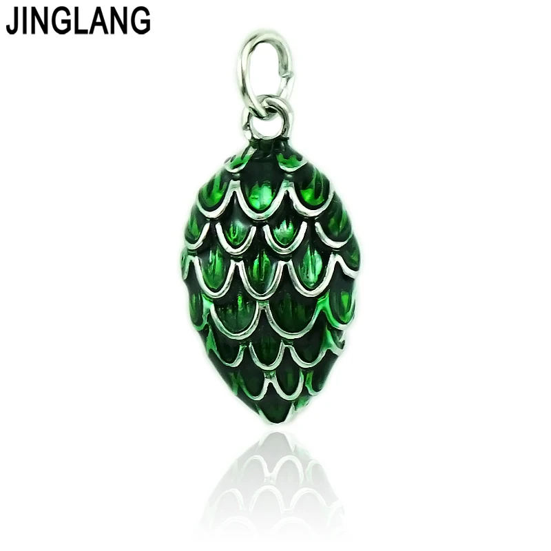 

JINGLANG Fashion Alloy Pendants 3 Style Enamel Fruits Bulk Charms DIY Necklace Jewelry Making Accessories