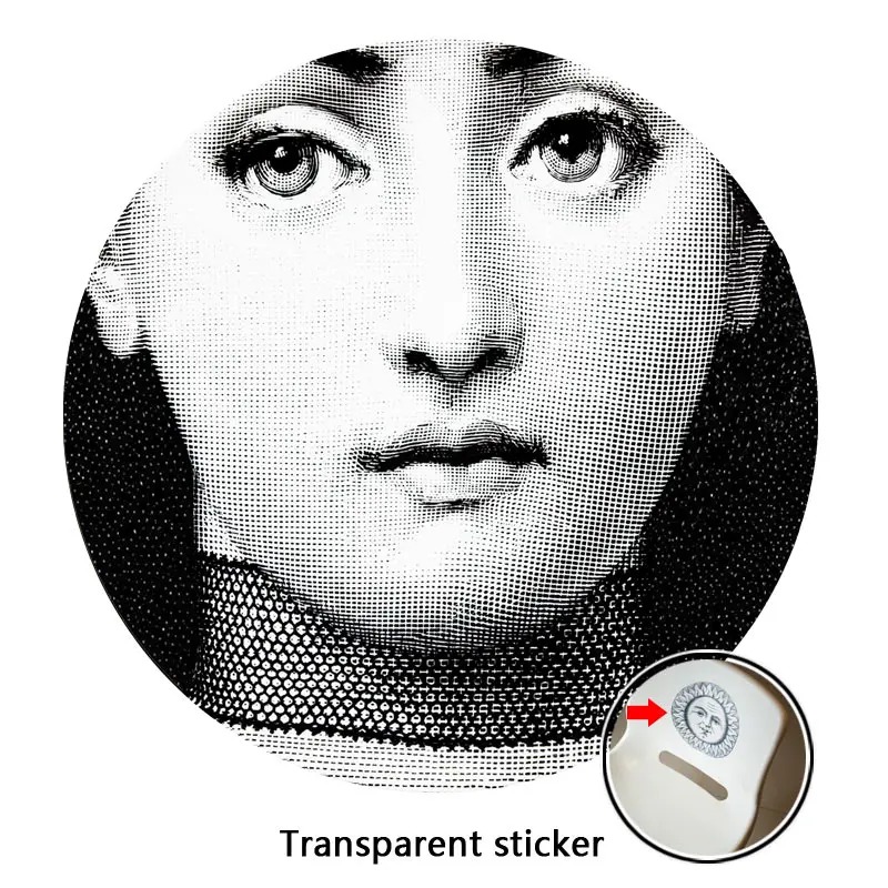 NO.29-56 дизайнер Fornasetti обои такие же, как прозрачные наклейки для украшения гостиной 1 шт - Цвет: 44