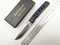 Острый складной карманный нож Eafengrow EF27 G10 ручка d2 Лезвие Открытый/Кемпинг/Охота/нож Утилита/выживания/EDC/сад/нож