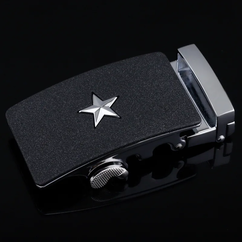 

High Quality Star Automatic Belts Buckles Men's Belt Buckle Suit For 3.5cm Automatic Belts Accessories CE25-0843