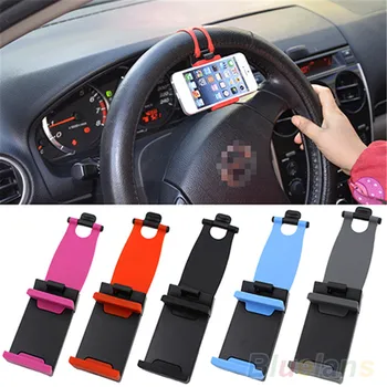 

Practical Car Steering Wheel Bike Clip Mount Holder For iphone Phone Samsung GPS Stand Holder for Universal Mobile Phone