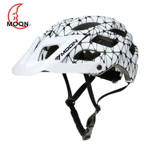 MOON Bicycle Helmet All-terrai MTB Cycling Bike Sports Safety Helmet OFF-ROAD Super Mountain Bike Professional Cycling Helmet moon bicycle helmet wireless turn signal helmet cycling intelligent helmet