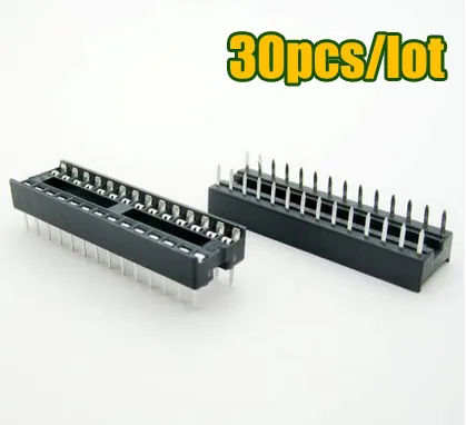 20 Pcs Support CI 6 Broches 2.54mm - Sockets DIP Soudable Pour Circuits Électroniques - Adaptateur IC