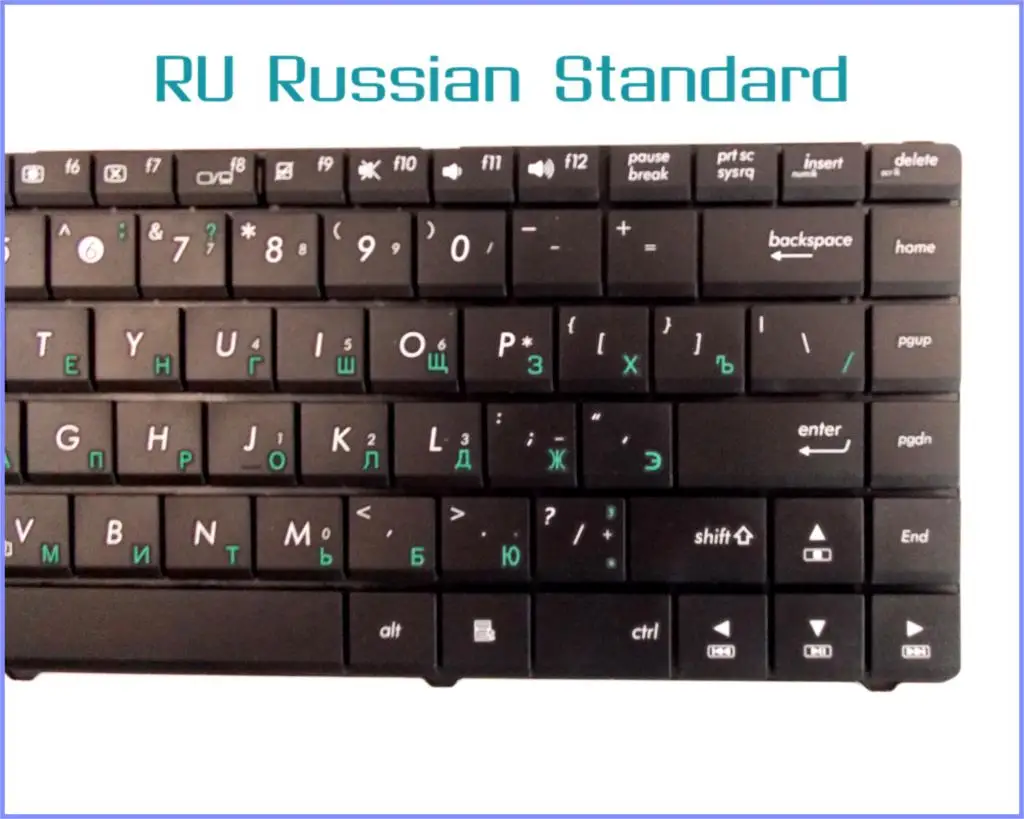  Russian RU Version Keyboard for ASUS K40 K40AB K40AN K40E K40IJ K40IN K40IL K40IP A41 A41ID A41IE A