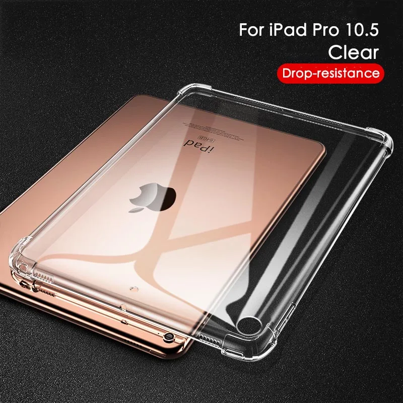 Чехол для iPad 9,7 чехол Pro 10,5 чехол для iPad Air mini 1 2 3 4 5 прозрачный силиконовый защитный чехол из ТПУ - Цвет: for iPad Pro 10.5