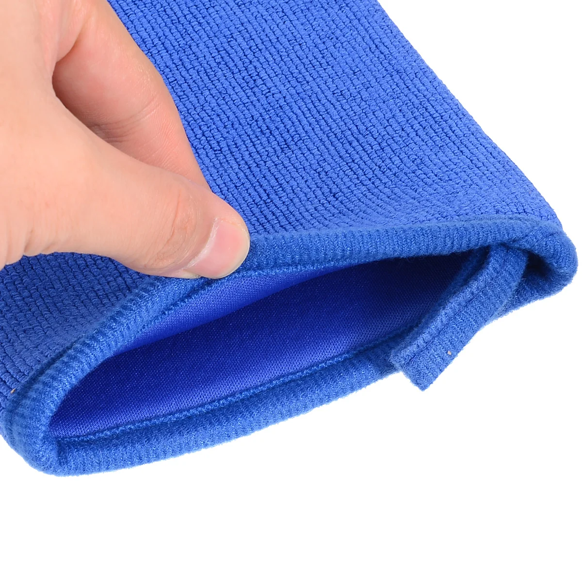 Reusable Car Wash Microfiber Clay Bar Mitt Home Car Detailing Polishing Clay Glove for Window Cleaning Clay Bar Blue 22X14cm