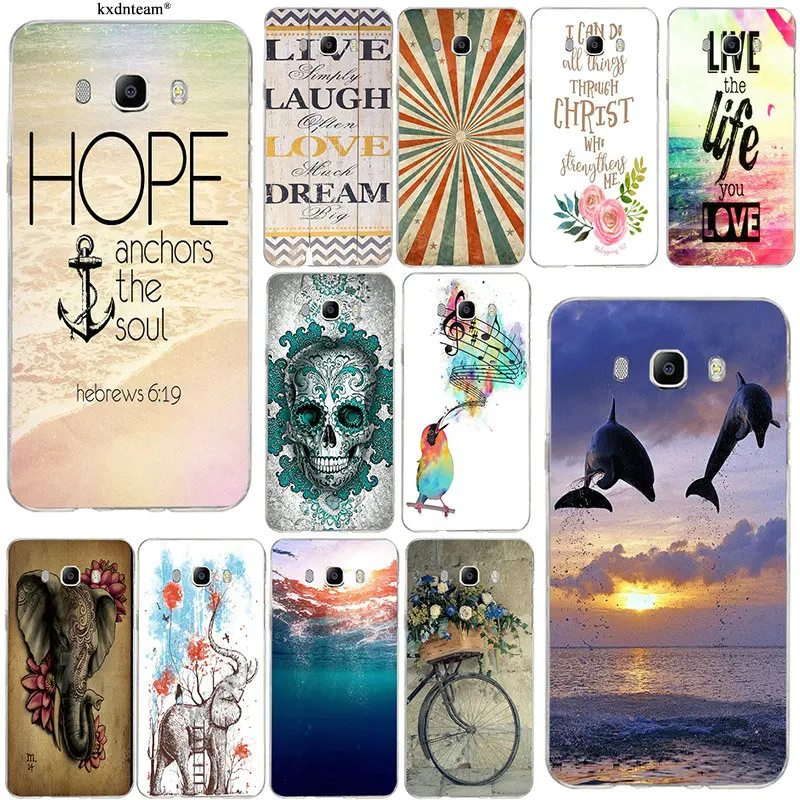 Для Samsung Galaxy J1 J2 J3 J5 J7 2016 2017 Coque чехол мягкий ТПУ мобильный прозрачные чехлы для