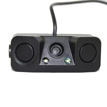 

CARPRIE Dependable Night Vision camera monitor 2LED Car Rear View Camera with Radar Parking Sensor J20