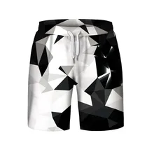 KLV/купальный костюм для мужчин лето Повседневное плюс Размеры 3D печатных Пляжные шорты брюки banador piscina hombre мужские купальники# A25