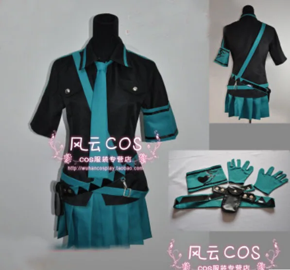 

Vocaloid Sandplay Singing Dragon Hatsune Miku Cosplay Costume adult halloween costumes full set for women/man custom any size