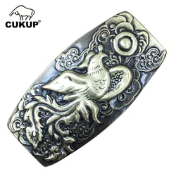 CUKUP Animal Pattern Design Solid Brass Loop for Men's Brass Belt Buckle Loop Keeper DIY Craft Hardware Metal Accessories BRK005 CUKUP Animal Pattern Design Solid Brass Loop for Men's Brass Belt Buckle Loop Keeper DIY Craft Hardware Metal Accessories BRK005