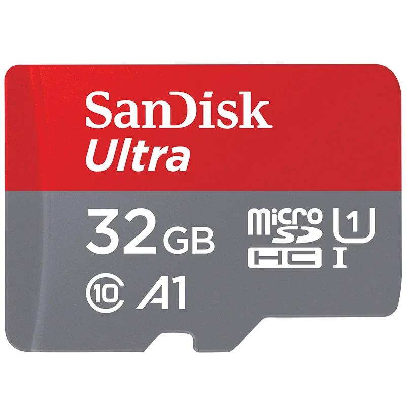 Двойной Флеш-накопитель SanDisk 128 GB MicroSD карты 64 Гб оперативной памяти, 32 Гб встроенной памяти, слот для карт памяти 16 GB карты памяти SDHC/SDXC 200 GB TF карты UHS-I U1 A1 Class10 для смартфон планшет 100 МБ/