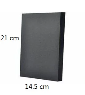 Size A5 Plain Black Cardstock Thick Paper Card Thickness 230GSM