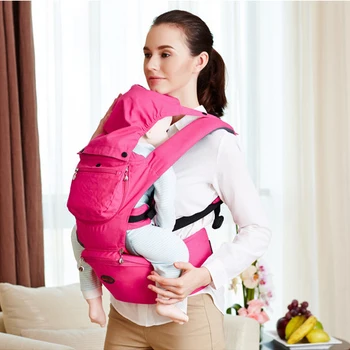 

2018 New Ergonomic Multifunctional Infant Breastfeed Sling Epp Wrap Carrier Baby kangaroo Backpack Breathable Cotton Hipseat