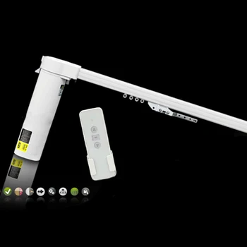 

Free shipping Silent motorized curtain blind, 7.0-9.0M size customized, motorized blinds curtain system