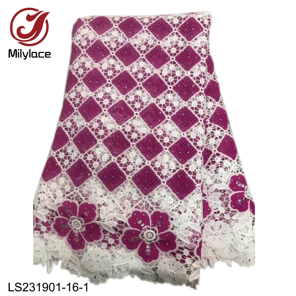 Milylace темно синяя африканская кружевная ткань уникальный дизайн 2019