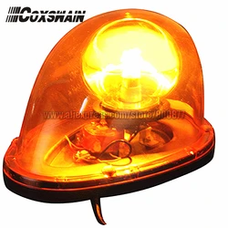Coxswain Amber Rotator Car Beacon Emergency Warning light Police Hazard Traffic Signal Light Ceiling Strobe Rotating Light DC12V