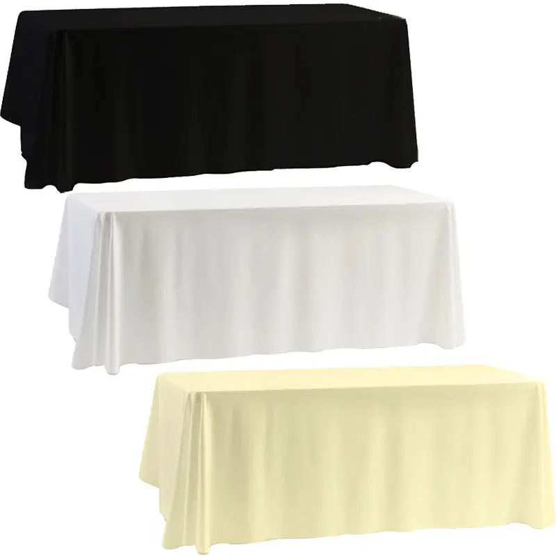 RECTANGULAR Wholesale Polyester Linen Tablecloths At CV Linens, we have all sorts of size and colors of tablecloths at a very great low wholesale prices. All wedding and event parties begins with tablecloths.