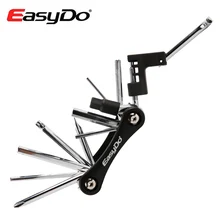EasyDo Bike Bicycle Repair Tool Kits 11 Funtions 2/2.5/3/4/5/6/8mm Hex Wrench Chain Breaker Ferramenta Bicicleta Herramienta Mtb award winning topeak tt2353 alien ii 26high quality multifunction road bicycle mtb bike folding tool with chain breaker torx hex