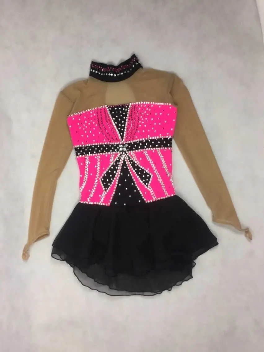 Buy ice skating dresses kids competition figure dress