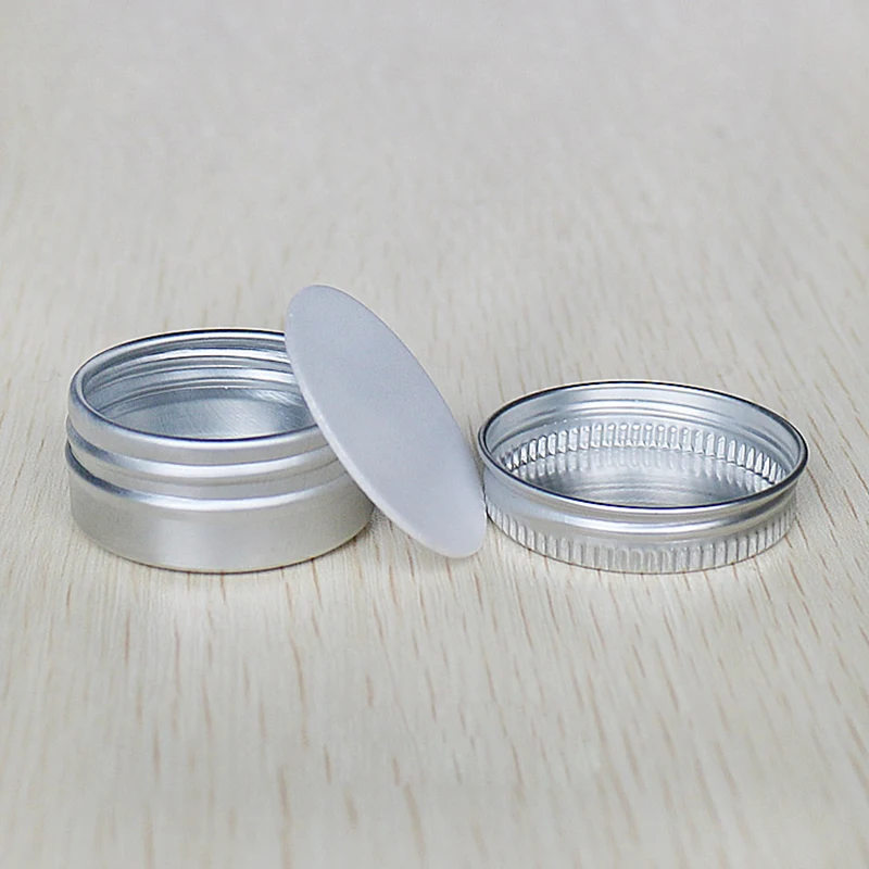 100pcs/lot 10ml Aluminum Cosmetic Jar Cream Empty Bottle Cream