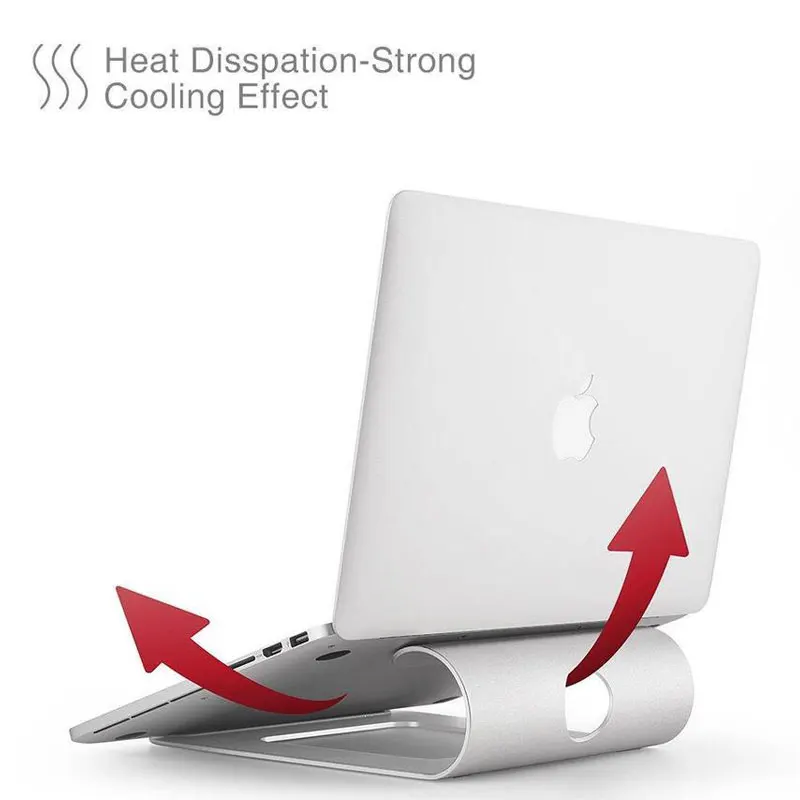 Mosible Portable Aluminum Alloy Laptop Stand for Macbook Pro/Air Stand Notebook Holder Metal Bracket Computer Accessories