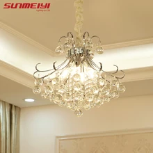 2018 Luxury Crystal Chandelier Living Room Lamp lustres de cristal indoor Lights Crystal Pendants For Chandeliers