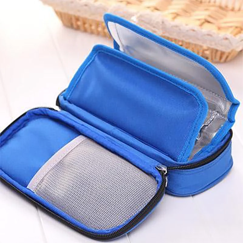 

Portable Insulin Cooling Bag Ice Pack Thermal Cooler Bag Refrigerator Bolsa Termica 4-24 Degree Centigrade Display A50
