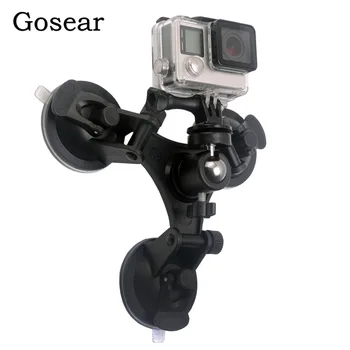 

Gosear Triangle Suction Cup Car Glass Window Mount Holder for GoPro Go Pro Hero 5 4 3 SJCAM SJ4000 Xiaomi Yi 4K Action Camera