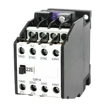 CJX1-9 контактор переменного тока 24 В 50 Гц катушки 9A 3 фазы 3-полюсный 2NO+ 2NC