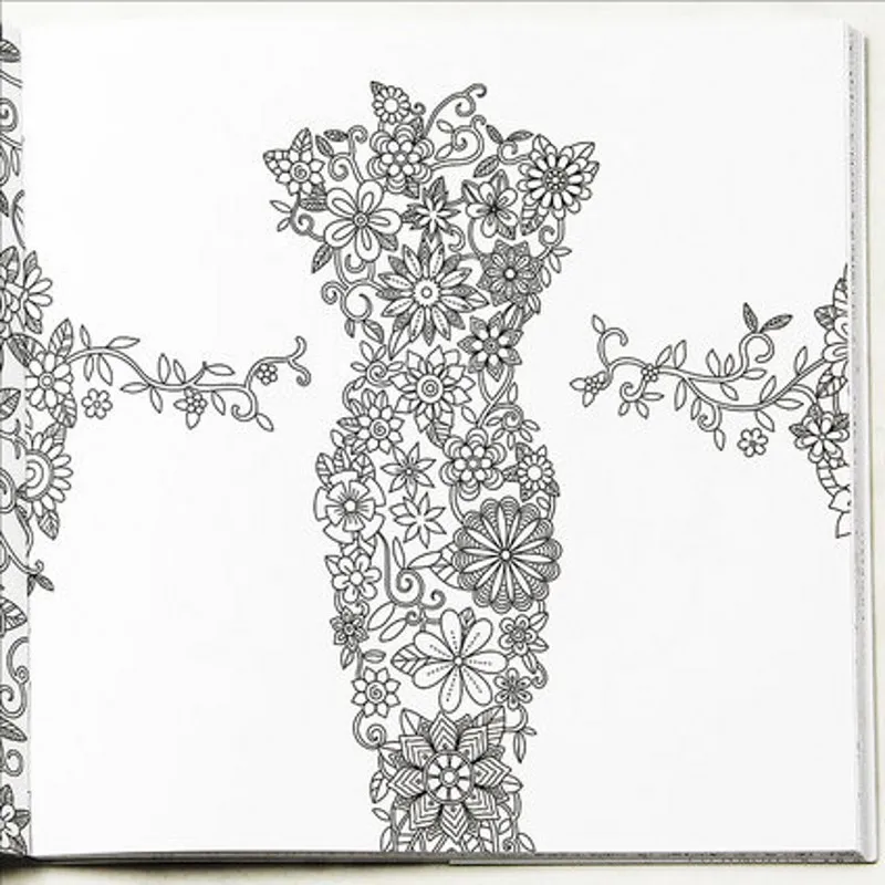 Floating Lace Adults Colouring Book Secret Garden Art Coloring Books Antistress Painting Drawing For Adult Chilldren In From Office School