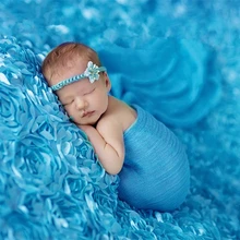 130*95 см розовое одеяло для новорожденных реквизит для фотосъемки детское фоновое одеяло мягкое короткое искусственное розовое меховое одеяло